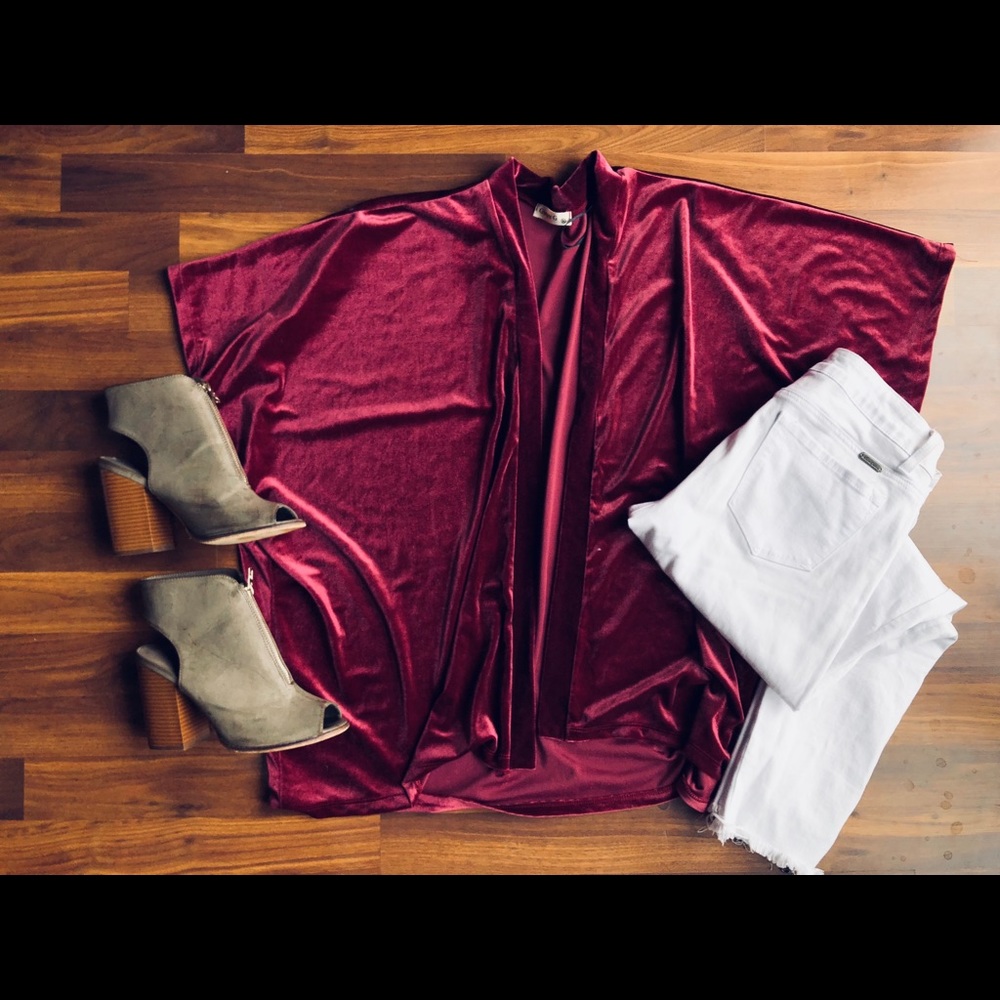Velvet kimono
